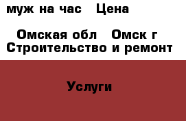 муж на час › Цена ­ 1 500 - Омская обл., Омск г. Строительство и ремонт » Услуги   